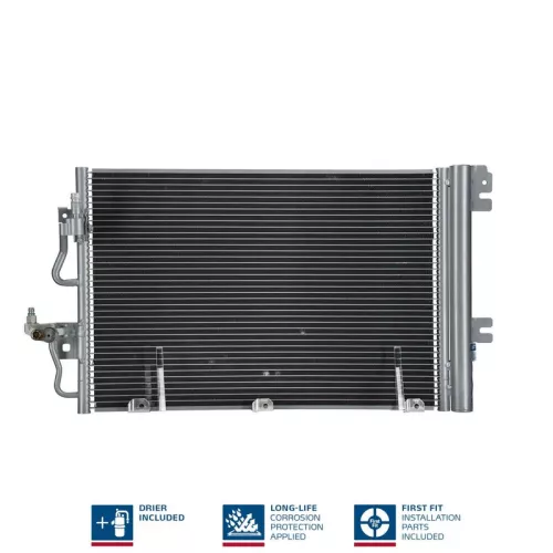 Condenser, air conditioning NISSENS 94767)