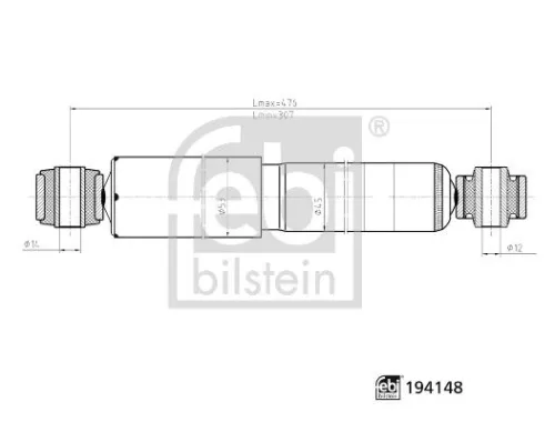 Shock Absorber FEBI BILSTEIN 194148)