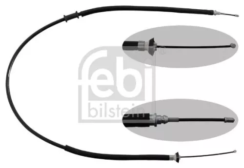 Cable Pull, parking brake FEBI BILSTEIN 49619)