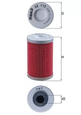 Oil Filter KNECHT OX 115)