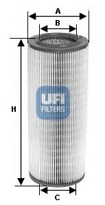 Air Filter UFI 27.265.00)