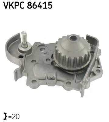 Water Pump, engine cooling SKF VKPC 86415)