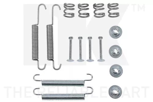 Accessory Kit, parking brake shoes NK 7935893)