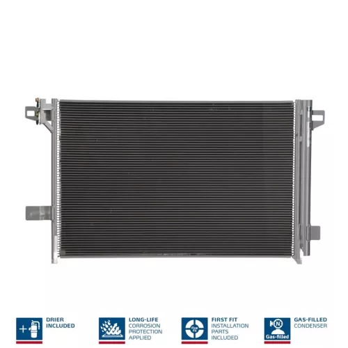 Condenser, air conditioning NISSENS 940732)