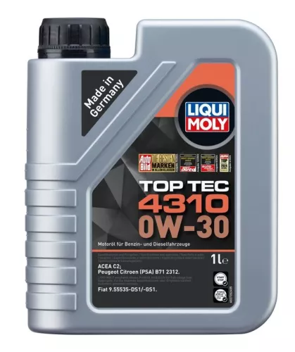 Motoröl Liqui Moly 0W30 Top Tec 4310 LIQUI MOLY 2361)
