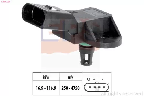 Air Pressure Sensor, altitude adaption EPS 1.993.226)