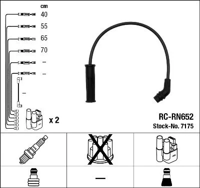 Ignition Cable Kit  7175)