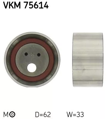 Tensioner Pulley, timing belt SKF VKM 75614)