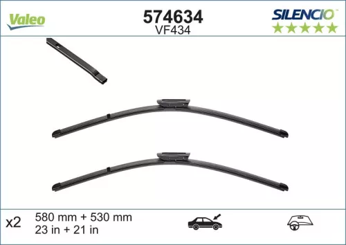 Wiper Blade VALEO 574634)