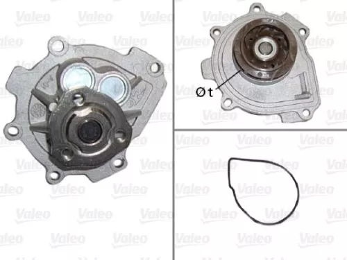 Water Pump, engine cooling VAN WEZEL 506837)