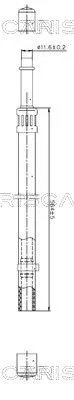 Hydraulic Hose, steering TRISCAN 8516 11035)