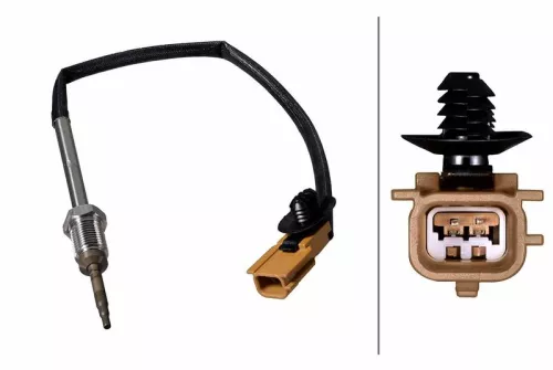 Sensor, exhaust gas temperature HELLA 6PT 358 226-581)