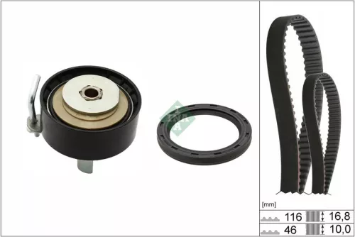 Timing Belt Kit Schaeffler INA 530 0961 10)