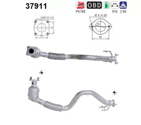Catalytic Converter  37911)