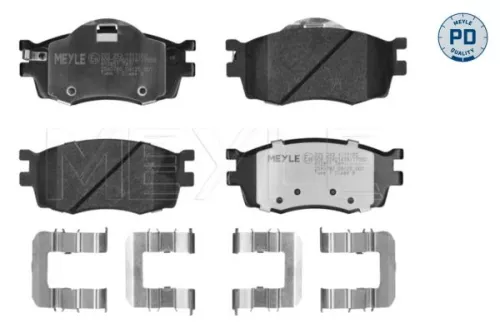 Brake Pad Set, disc brake MEYLE 025 243 1717/PD)