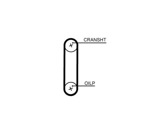 Timing Belt GATES T371HOB)